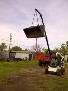 skid steer homemade attachments|homemade skid steer boom pole.